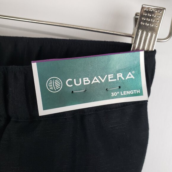 Cubavera Linen Blend Pants Black Drawstring Casual NWT Mens Size XXL - Picture 5 of 7